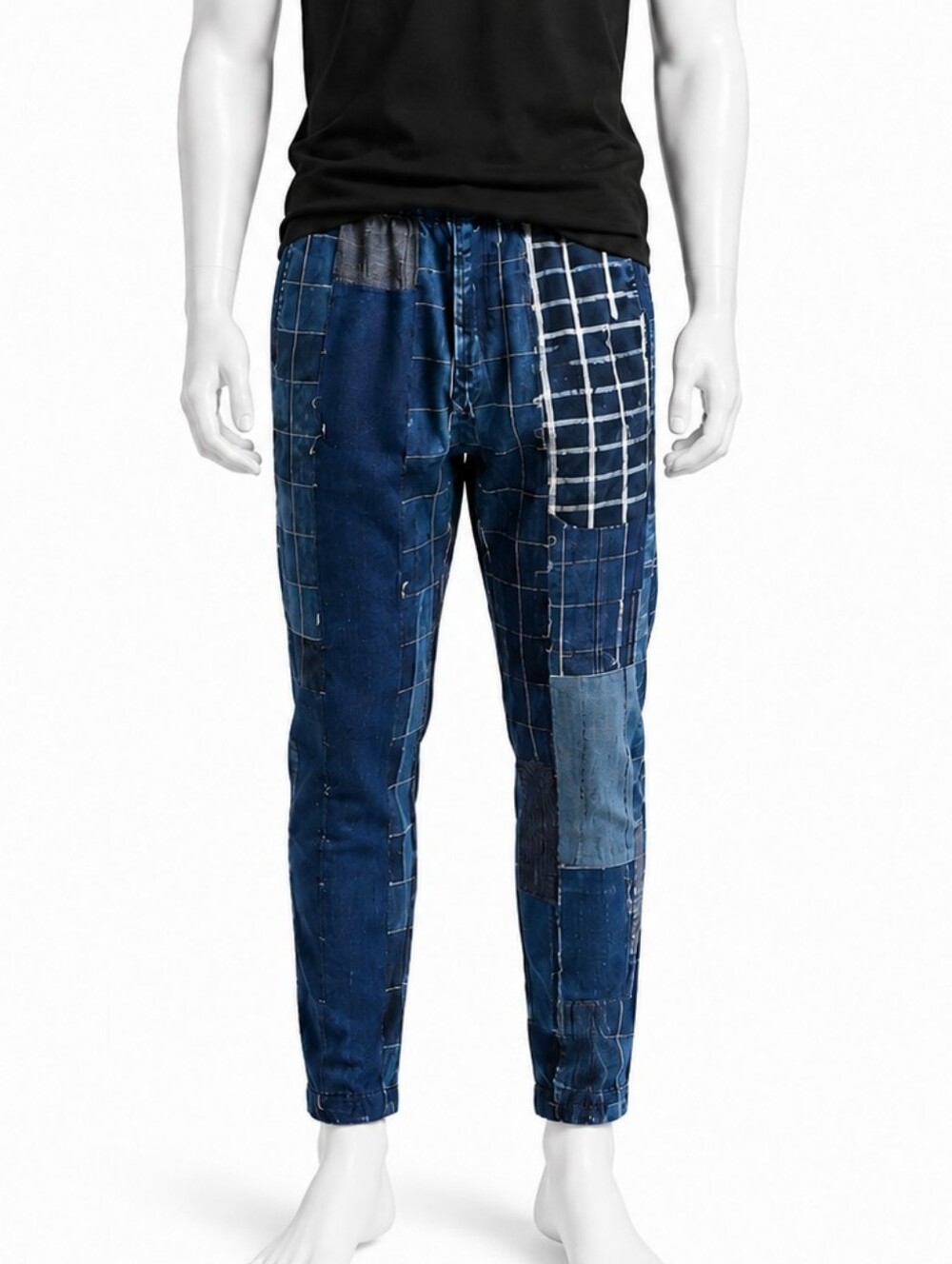 TALKING ABOUT THE ABSTRACTION | Blue Abstract Print Pants in Size Small